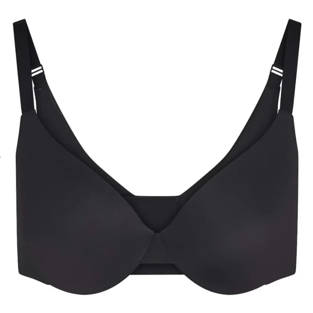 Skims Smoothing Intimates Full Coverage Bra BA-PLG-2610 Onyx, 34C